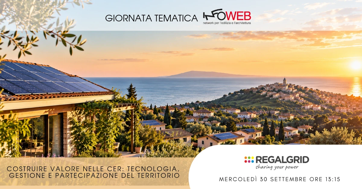 Webinar Regalgrid · 30 settembre 2026